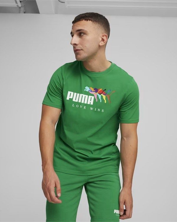Prodotto: PUMA - T-SHIRT DA UOMO ESS+ LOVE WINS TEE VERDE- 680000_36