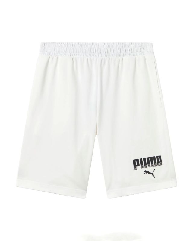 Prodotto: PUMA - SHORT BIANCO  ESSENTIAL GRAPHIC IN JERSEY DA UOMO, 694943-02
