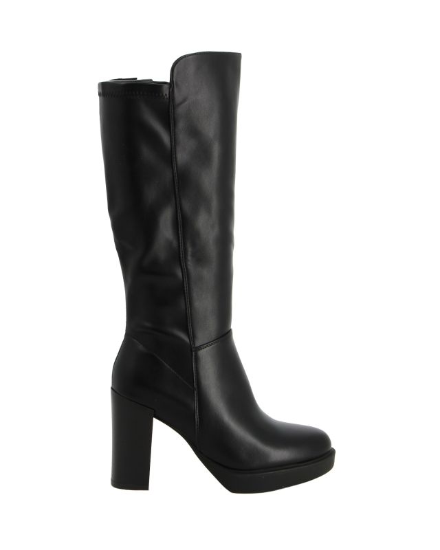 Prodotto: MISS GLOBO - Stivale nero con zip laterale, tacco 10CM