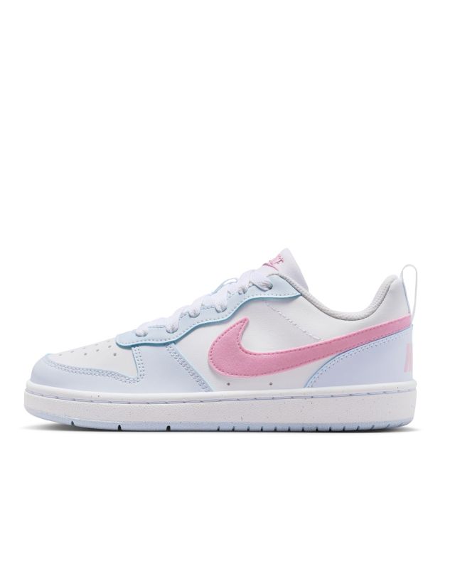 Prodotto: NIKE - SNEAKERS JUNIOR COURT BOROUGH LOW ESSENTIAL+ GS  BIANCA, CELESTE E ROSA, DAL  36 AL 40, IQ2725/101