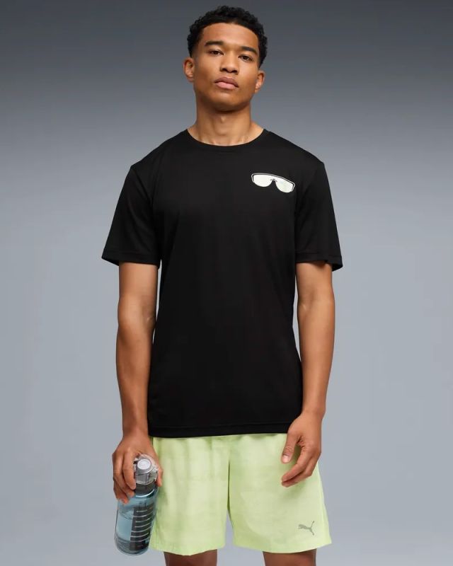 Prodotto: PUMA - T-SHIRT NERA RUN NITRO GRAPHIC TEE DA UOMO, 528449-01