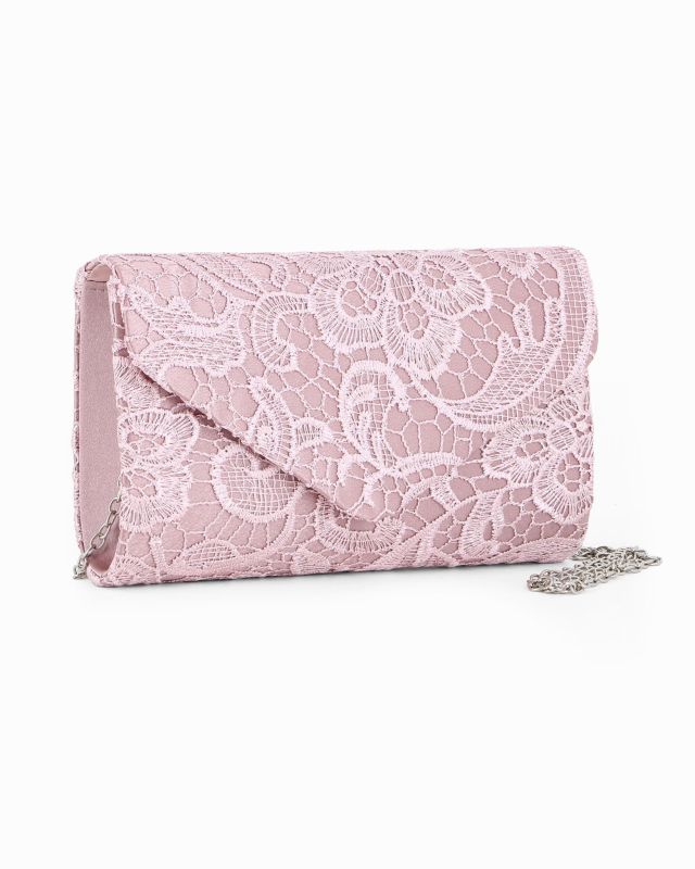 Prodotto: DIVAS - Pochette cipria in pizzo con patta