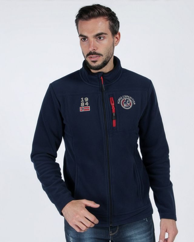 Prodotto: ON SPIRIT - PILE UOMO FULL ZIP BLU-  MATTIA