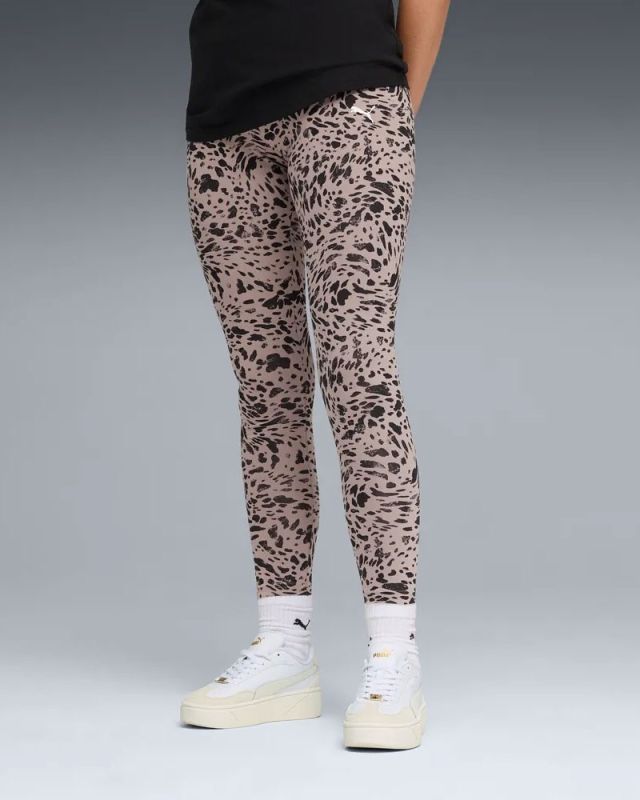 Prodotto: PUMA - LEGGINGS MACULATO MARRONE E NERO  ESSENTIAL GRAPHIC ANIMAL MID  DA DONNA, 693840-88