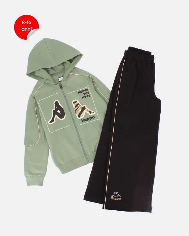 Prodotto: GIRL TUTA FULL ZIP CON CAPPUCCIO