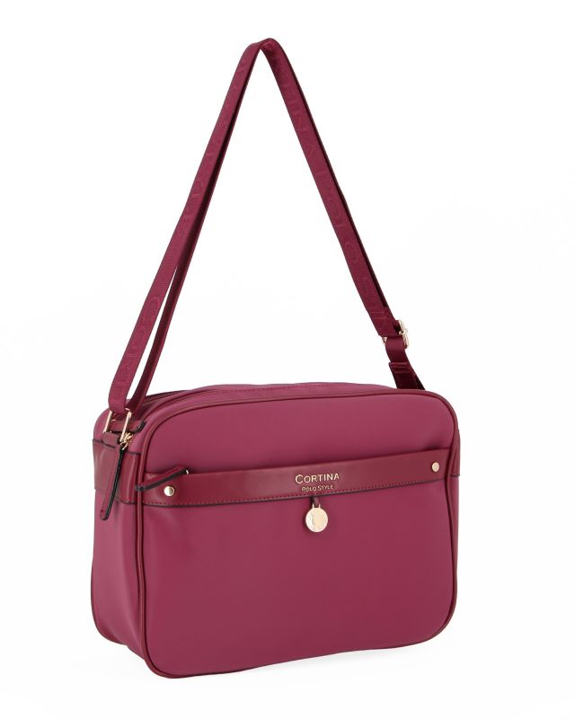 Prodotto: TRACOLLA RETT.C/TASCA FRONT+CHARM DORATO