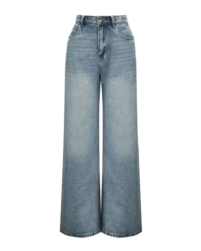 Prodotto: BACHATA - JEANS DONNA WIDE LEG A VITA ALTA