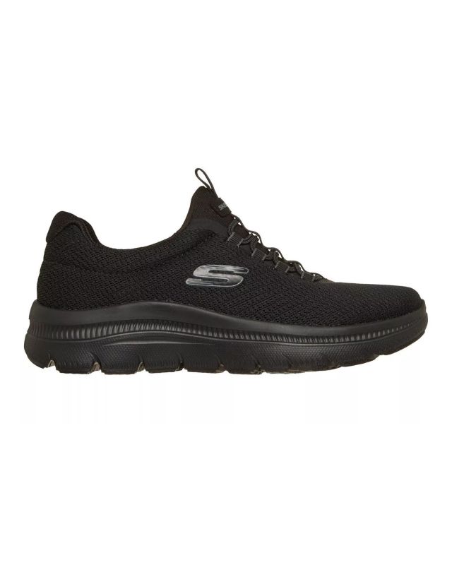 Prodotto: SKECHERS - SUMMITS PLUS - SUMMER HAZE - Sneakers nera con doppi lacci elastici