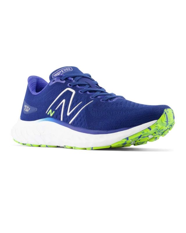 Prodotto: NEW BALANCE - Scarpa da running uomo blu in mesh traspirante con intersuola ammortizzante - FRESH FOAM X EVOZ V3