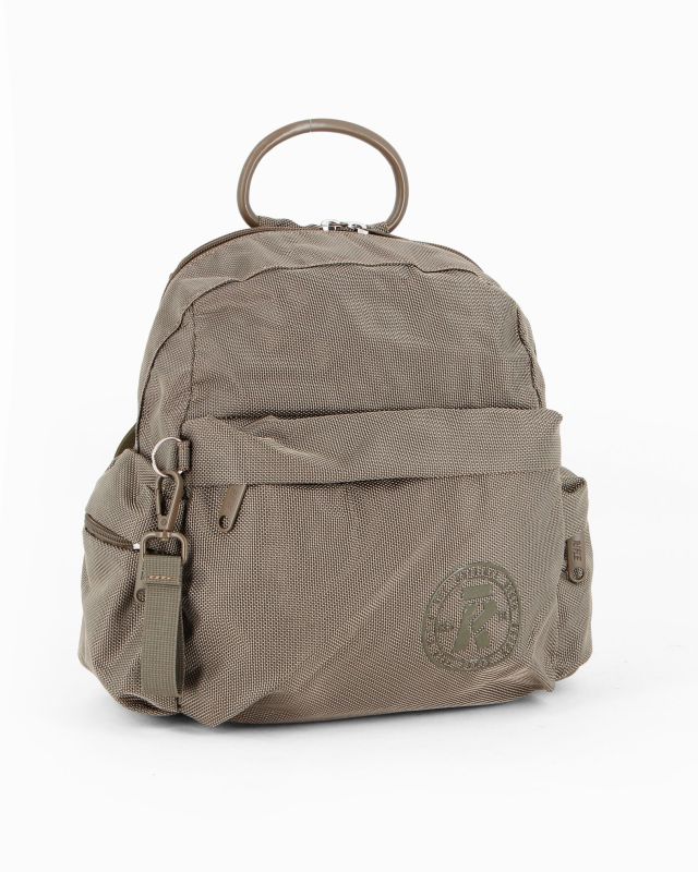 Prodotto: RIFLE - Zaino blu con tasche laterali e manico rigido