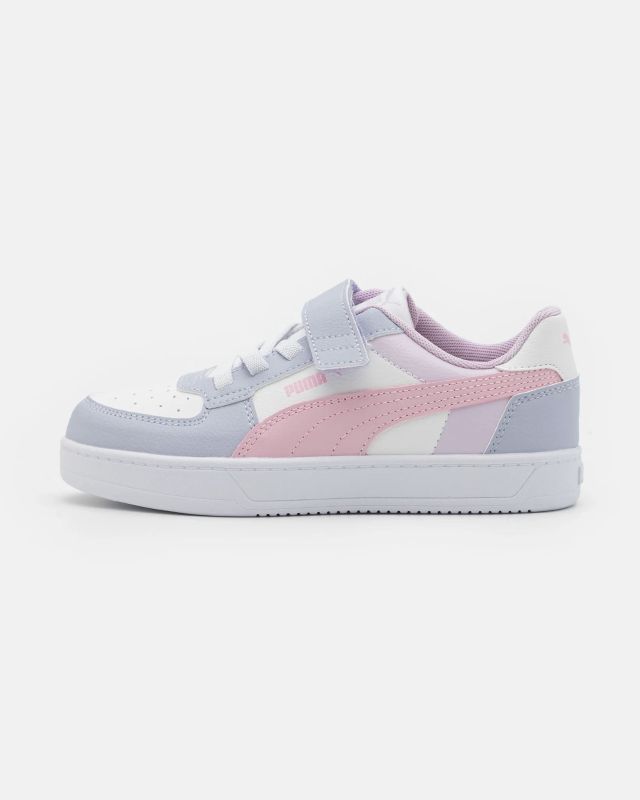 Prodotto: PUMA CAVEN 2.0 BLOCK AC+PS - Sneakers da bambina bianca/lilla e rosa, numerata 28/35 - 394462-15