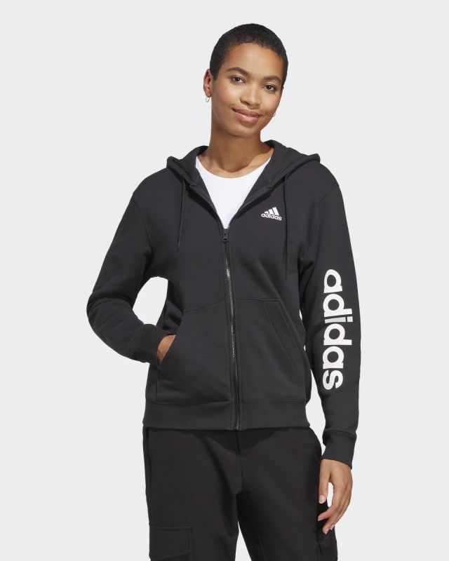 Prodotto: ADIDAS - FELPA CON CAPPUCCIO NERA DA DONNA - IC6863