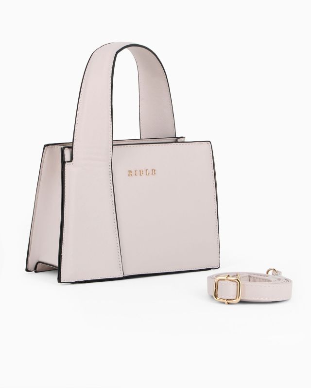 Prodotto: RIFLE - Minibag nude ad un manico , tracolla removibile