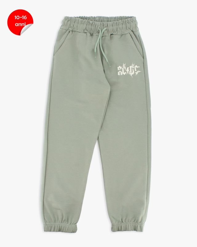 Prodotto: ACDC - PANTALONE TUTA VERDE CON POLSINO PER RAGAZZA