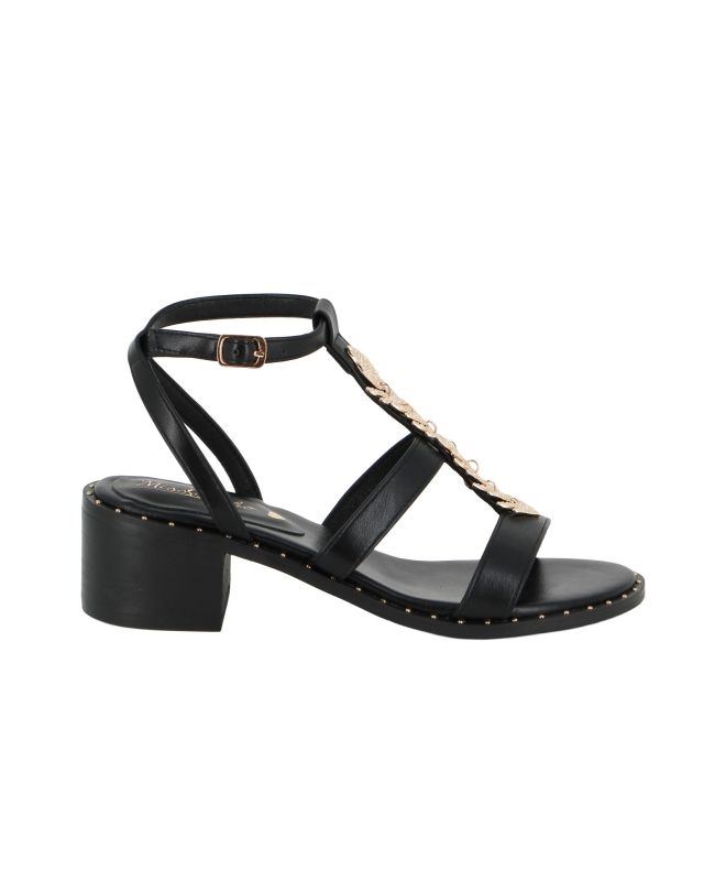 Prodotto: MISS GLOBO - Sandalo nero, tacco 5CM