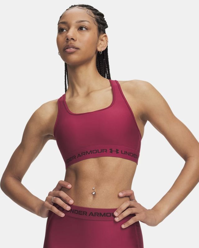 Prodotto: TOP UA CROSSBACK MID BRA CLARET