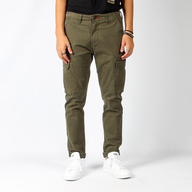 Prodotto: FRANKIE MALONE - PANTALONE COTONE TASCONATO VERDE