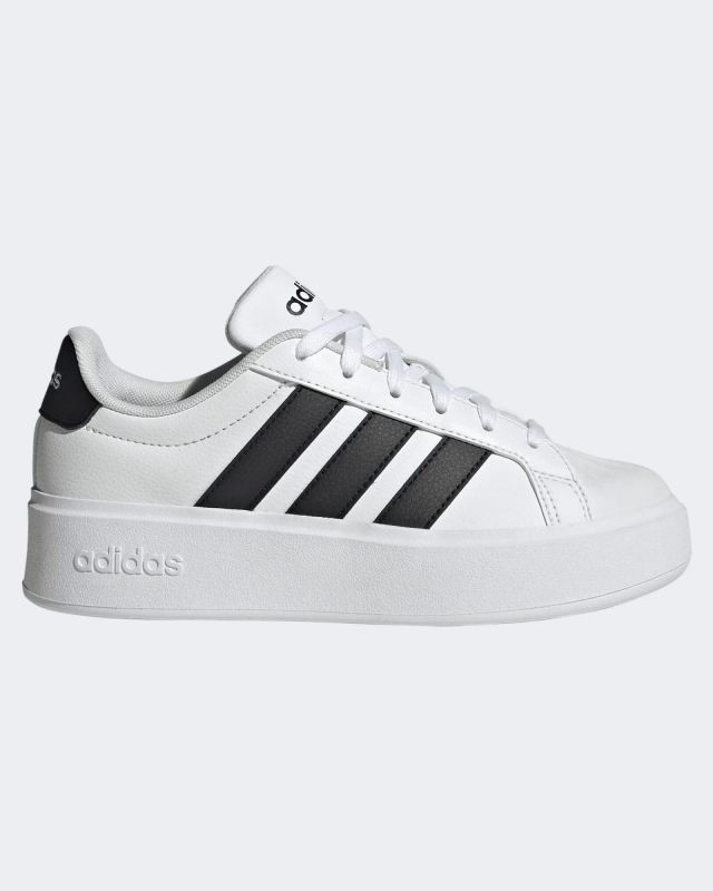 Prodotto: ADIDAS -SNEAKERS JUNIOR (DAL 36 AL 40) STREETTALK BOLD GS BIANCHE CON BANDE NERE,  KK2461