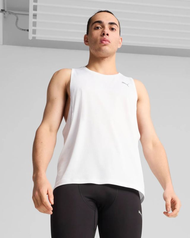 Prodotto: PUMA - CANOTTA BIANCA  RUN VELOCITY TANK (POLY) DA UOMO, 526595-02
