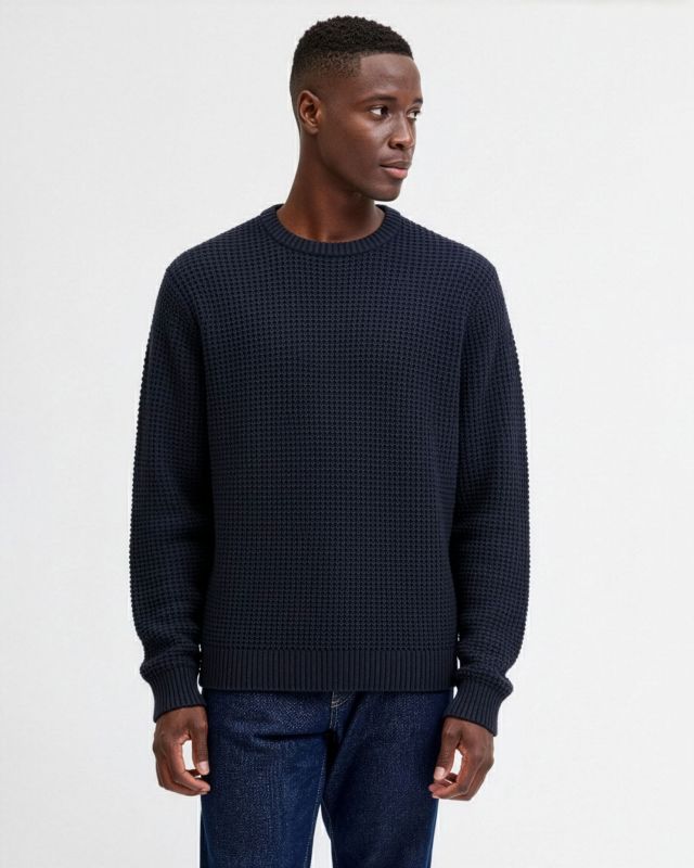 Prodotto: JACK&JONES - PULLOVER GIROCOLLO BLU DA UOMO