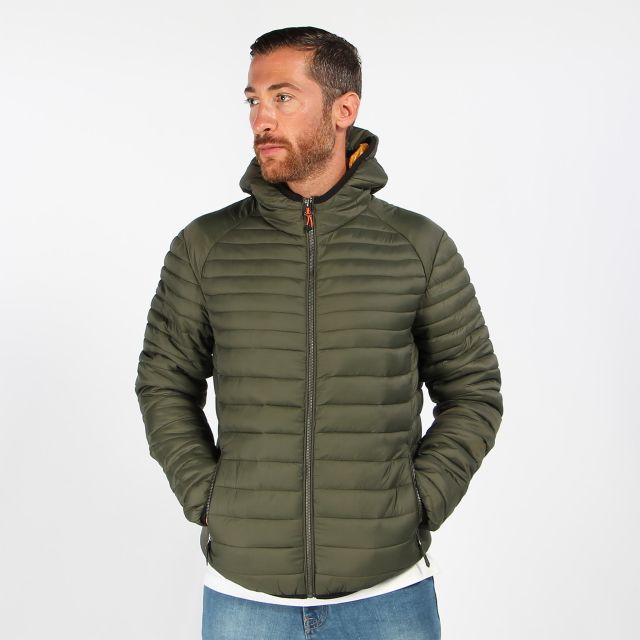 Prodotto: YELLOW DOG - GIUBBINO VERDE NYLON 100GR CON CAPPUCCIO UNITO