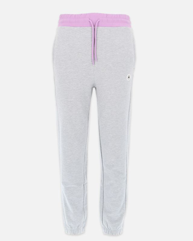 Product: CONVERSE - PANTALONE DONNA GRIGIO CHIARO E LILLA CHUCK ELASTIC,  10028088-A01 (1 of 4)