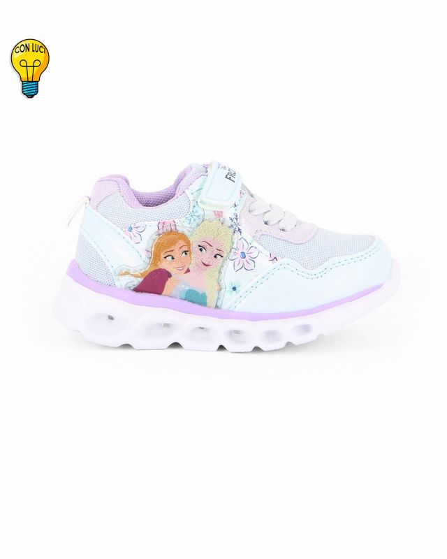 Product: FROZEN - Sneakers celeste da bimba con luci e strappo, numerata 20/25 (1 of 5)
