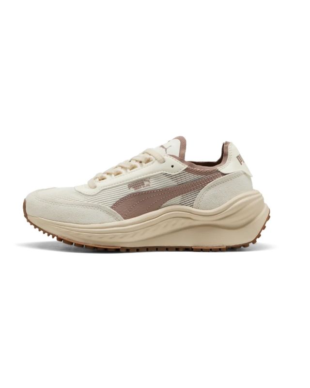 Product: PUMA - SNEAKERS RIDER ELITE BEIGE E MARRONE DA DONNA, 402922-10 (1 of 6)