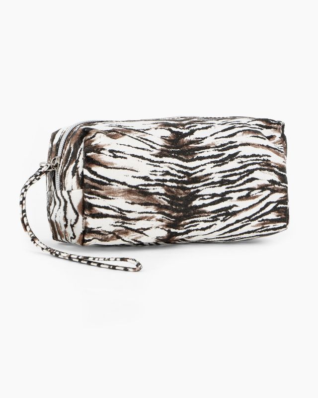 Product: NARDINI - Borsello animalier bianco con polsiera (1 of 4)