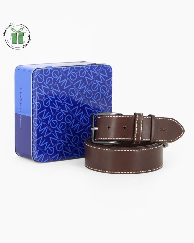 Product: GIANMARCO VENTURI - Cinta moka da uomo con scatola in latta (1 of 3)
