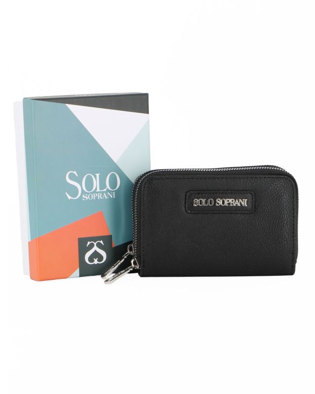 Product: SOLO SOPRANI - Portafoglio nero con doppia cerniera (1 of 3)