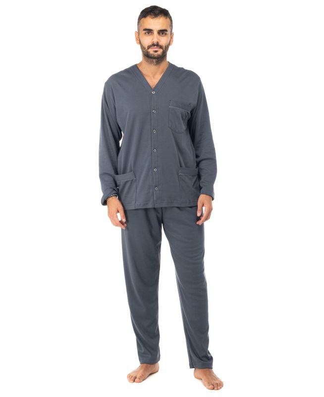Product: PIGIAMA UOMO INTERLOCK APERTO FANT.04 (1 of 2)