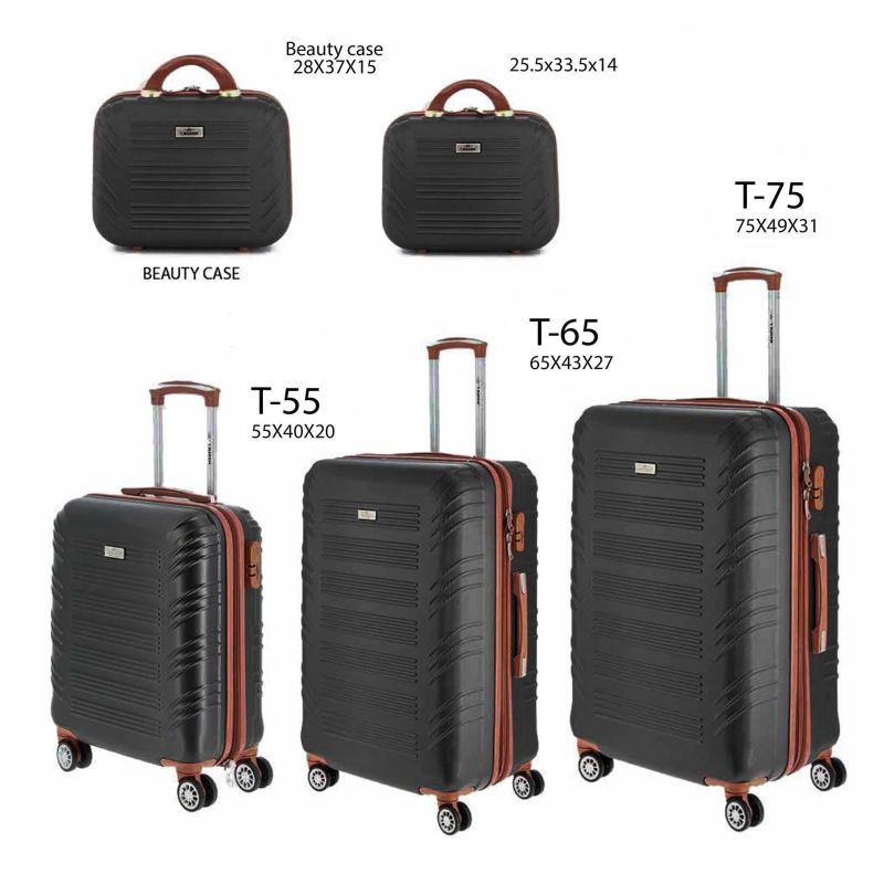 Product: CHARRO- Trolley in ABS con 4 ruote doppie ed espansione (1 of 14)