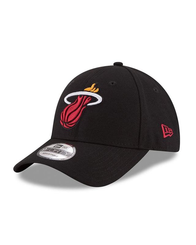 Product: NEW ERA - Cappello regolabile nero con logo Miami Heat - 9FORTY (1 of 4)