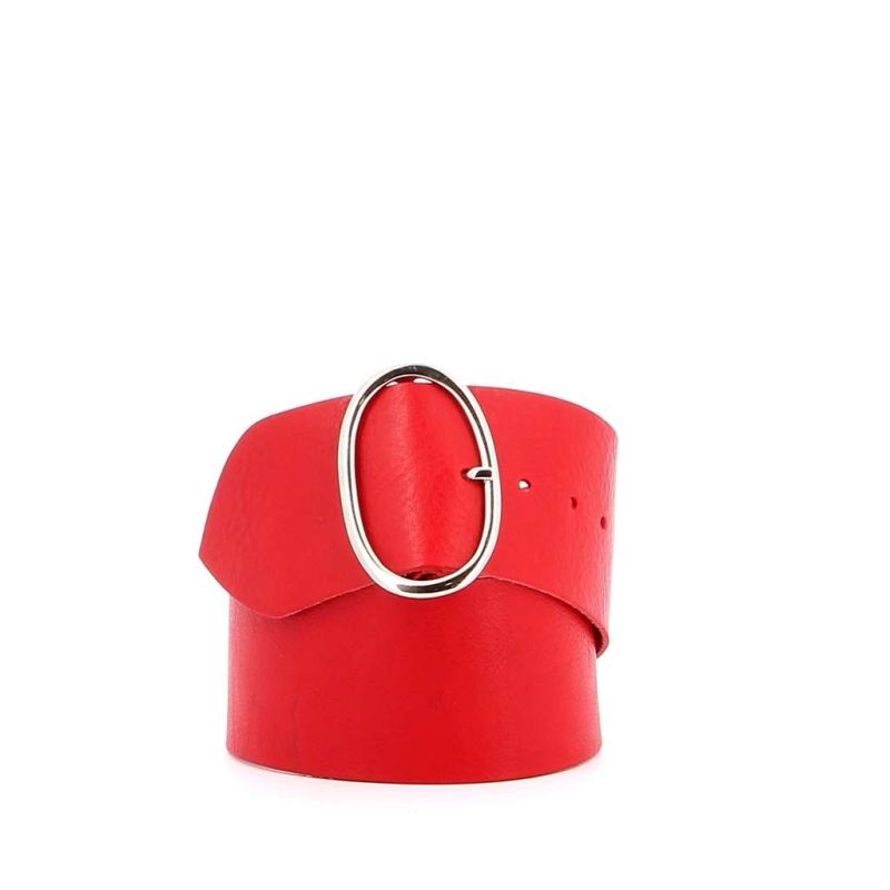 Product: TATOO- Cinta alta in VERA PELLE con fibbia ovale, MADE IN ITALY (1 of 2)