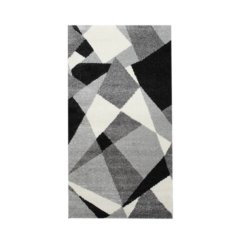 Product: BOYTEKS –  Tappeto Milano grigio con disegno astratto 80x150 cm