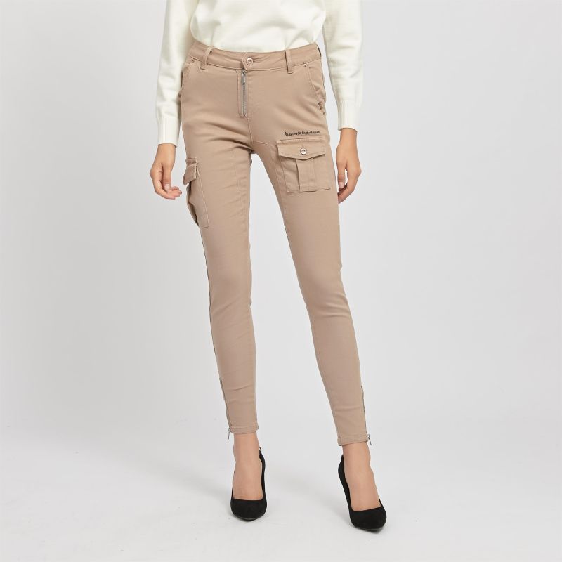 Product: BACHATA - PANTALONE TASCHE LATERALI CON ZIP ALLE CAVIGLIE (1 of 3)