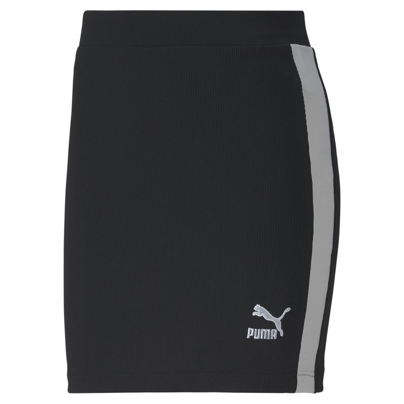 Product: PUMA - GONNA CLASSICS RIBBED SKIRT BLACK (1 of 5)