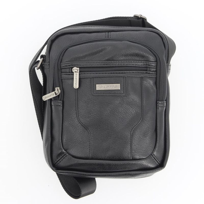 Product: LOTTO - Borsello nero con doppia tasca frontale (1 of 4)