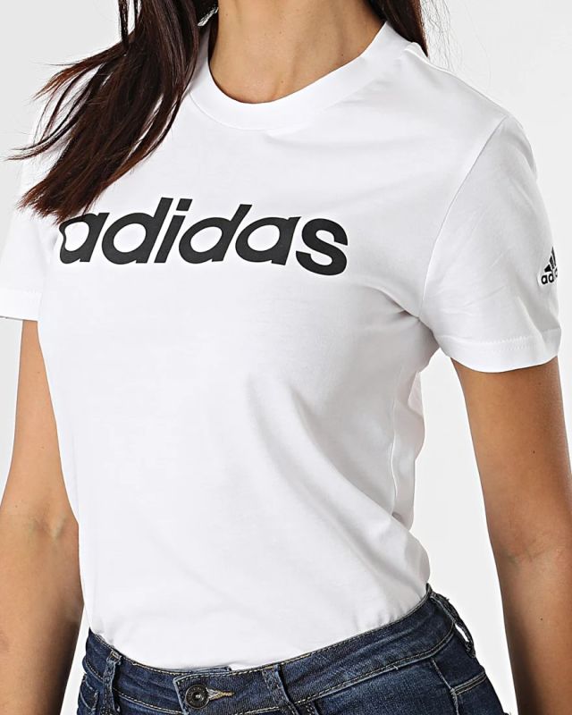 Product: ADIDAS - T-SHIRT LOUNGEWEAR ESSENTIALS SLIM LOGO - GL0768 (1 of 5)