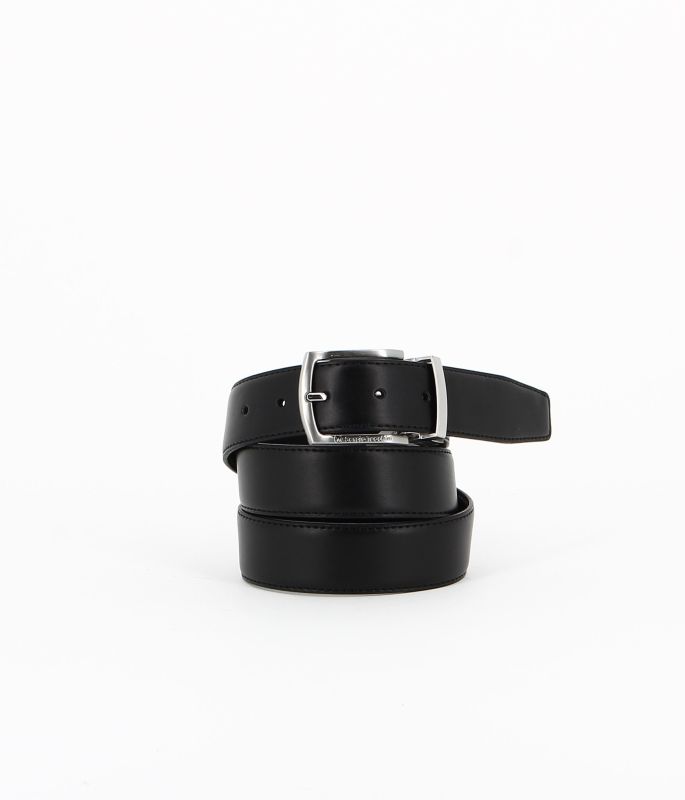 Product: SERGIO TACCHINI - Cinta da uomo nera  in VERA PELLE