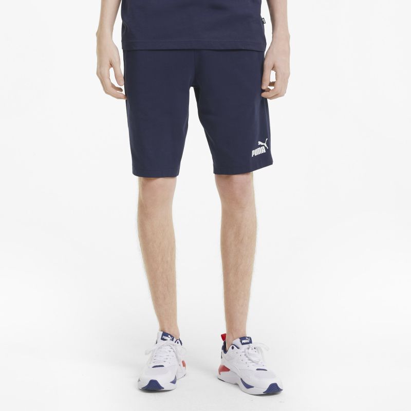 Product: PUMA - Pantalone corto da uomo blu con logo bianco (1 of 3)