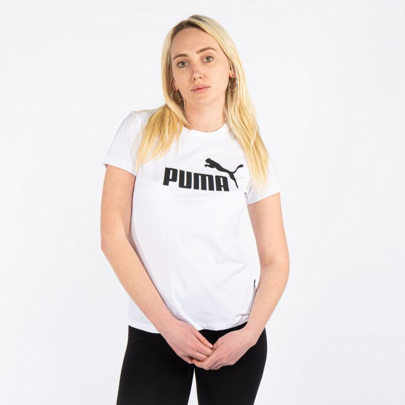 Product: PUMA - T-SHIRT MM ESS LOGO TEE WHITE (1 of 5)