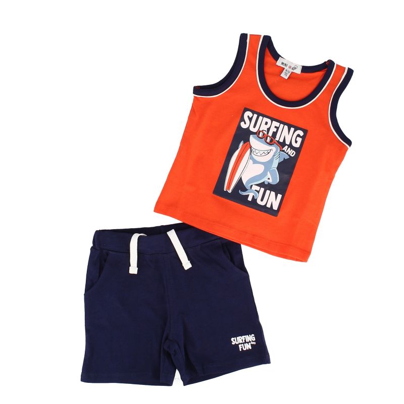 Product: AMERICAN RAP - BABY MASCHIETTO CANOTTA CON BERMUDA (1 of 2)