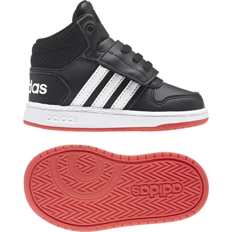 Product: ADIDAS - SCARPA HOOPS MID 2.0 TD 19-27 BLK-WH-RED - FY9291 (1 of 5)