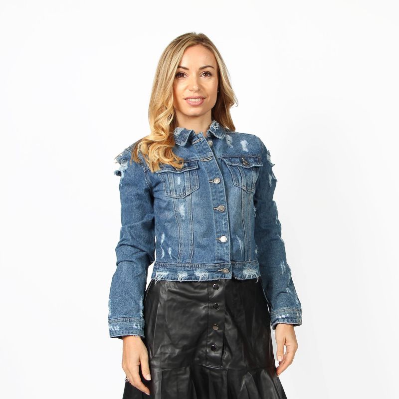 Product: BACHATA - GIUBBINO JEANS BLU MEDIO (1 of 4)