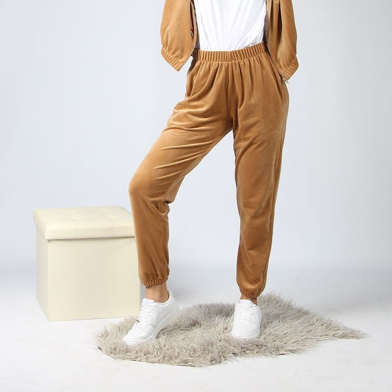 Product: MY JEWELS - PANTALONE IN CINIGLIA CAMMELLO (1 of 2)