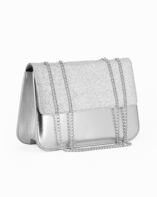 Product: TATOO - Tracolla argento con patta glitter - MADE IN ITALY (1 of 4)