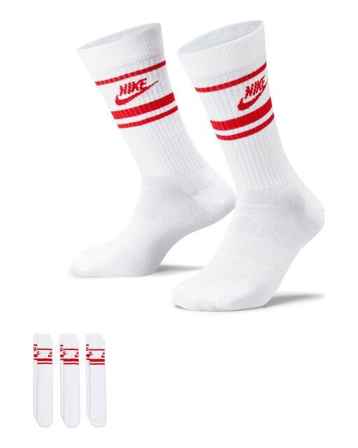Product: NIKE - Set 3 paia calzini bianchi e rossi - EVERYDAY ESSENTIAL (1 of 3)