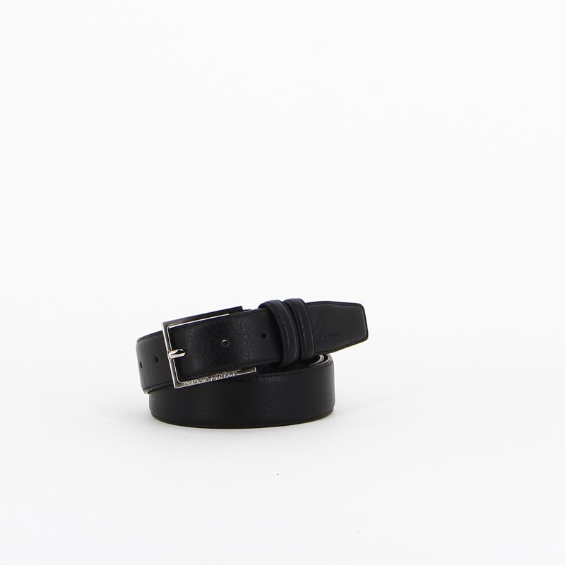 Product: ARMATA DI MARE - Cinta uomo nera in VERA PELLE